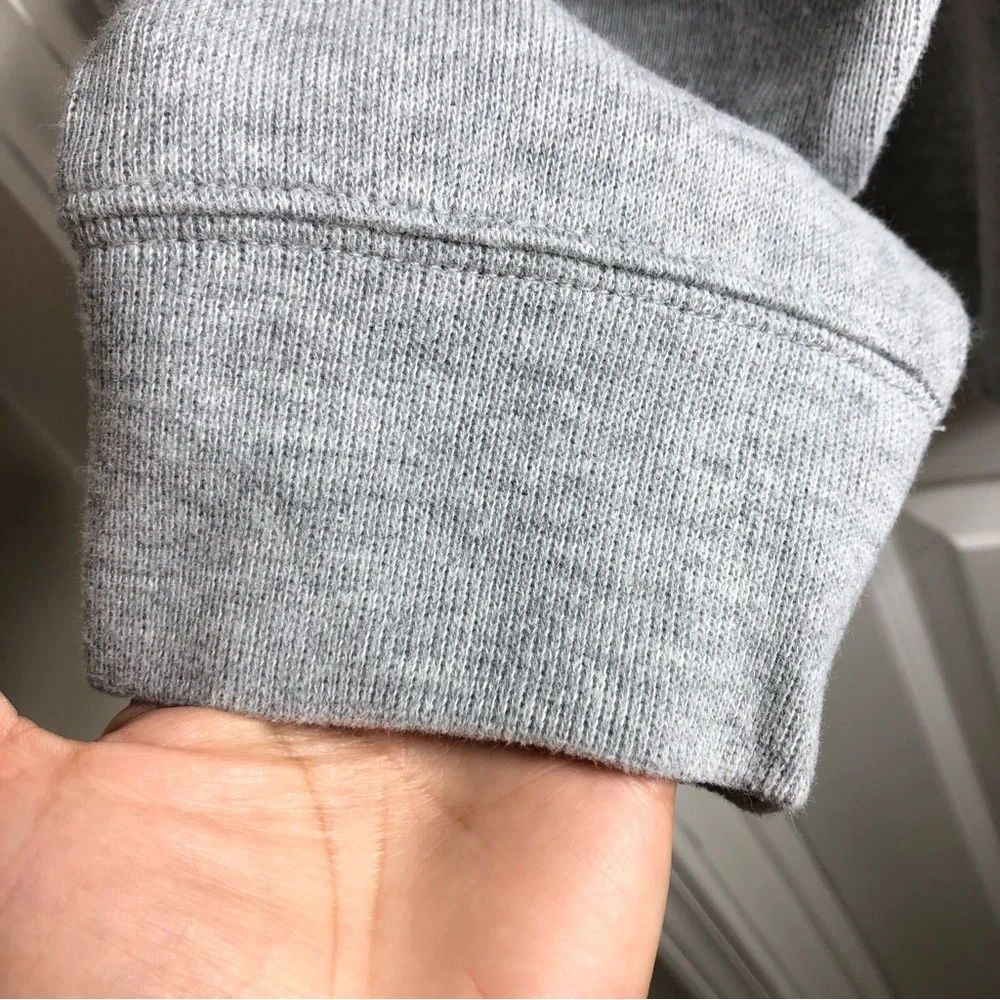 Polo Ralph Lauren Cotton Gray Embroidery Pony‎ 1/4 Zipper Pull Over Sweater XL